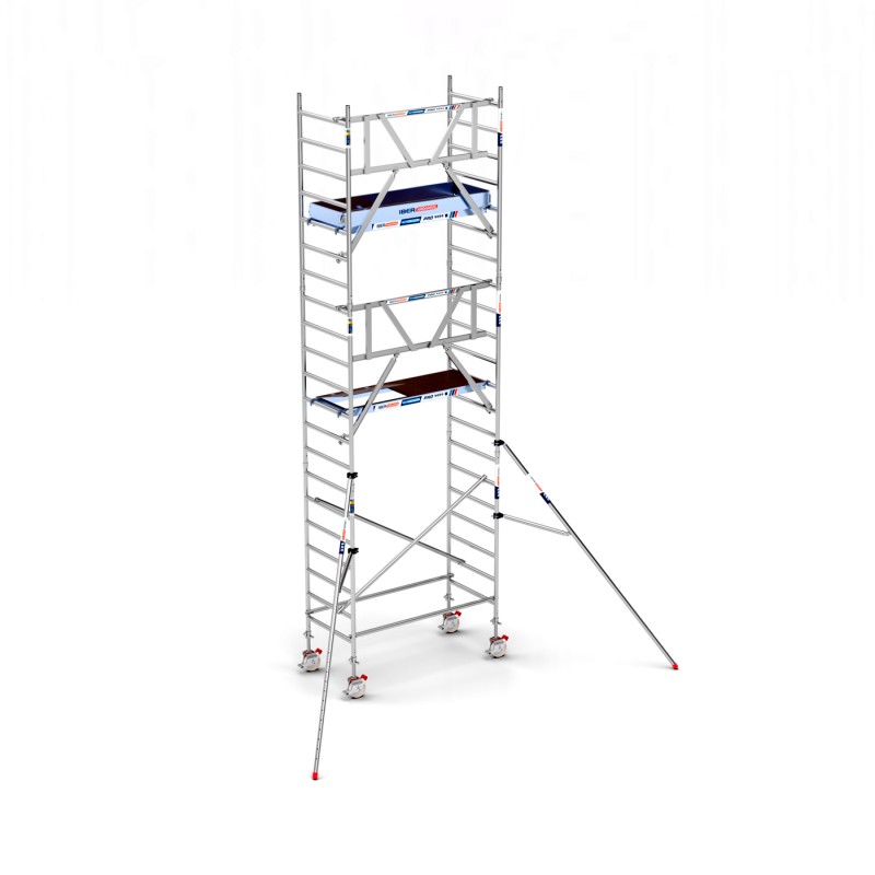 Torre Andamio PRO SAFE 90x190 - 7,20 m Altura de trabajo