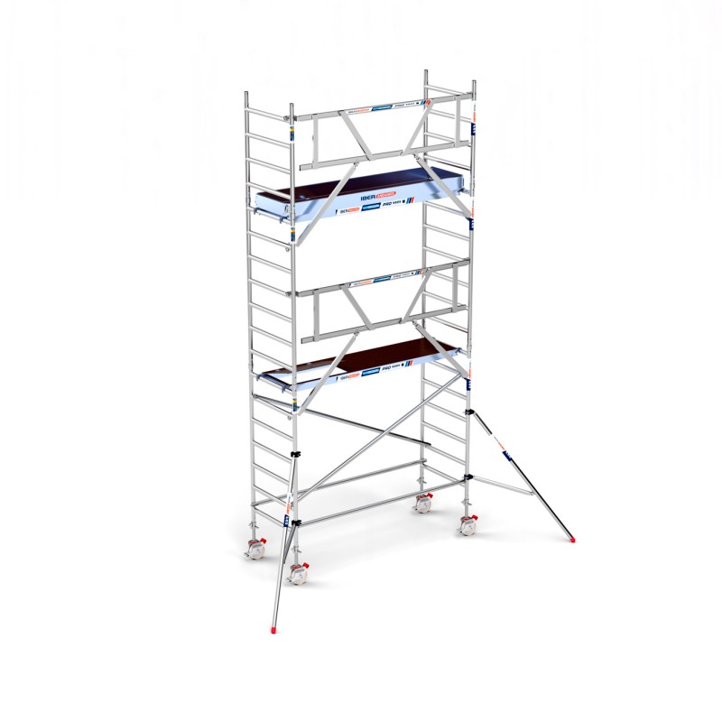 Torre Andamio PRO SAFE 90x250 - 6,20 m Altura de trabajo