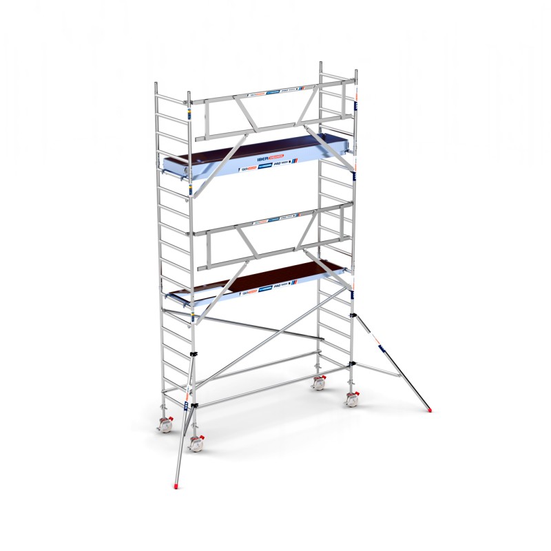 Torre Andamio PRO SAFE 90x305 - 6,20 m Altura de trabajo