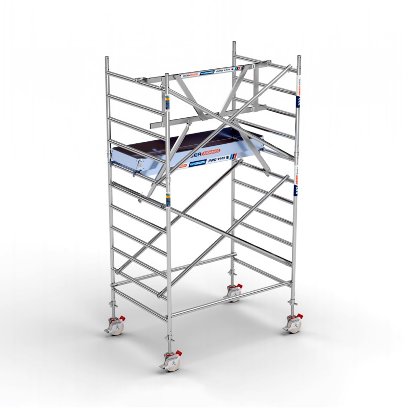 Torre Andamio PRO SAFE 135x190 - 4,20 m Altura de trabajo