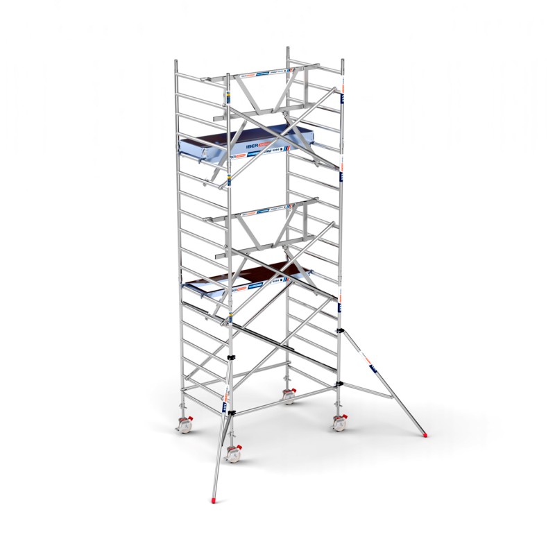 Torre Andamio PRO SAFE 135x190 - 6,20 m Altura de trabajo