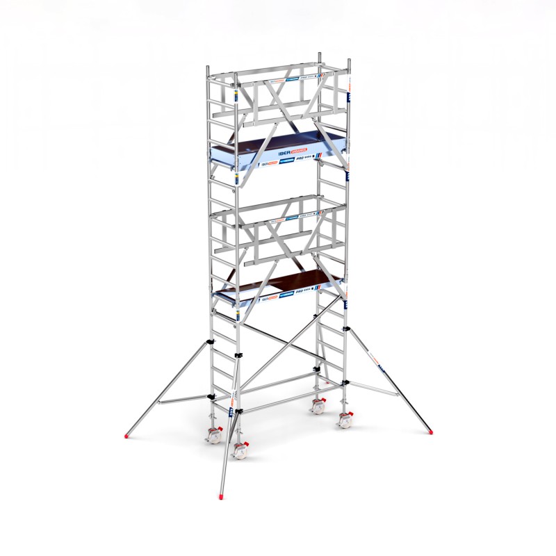 Torre de andaime PRO DOBRO SAFE 75x190 - 6,20 m AT