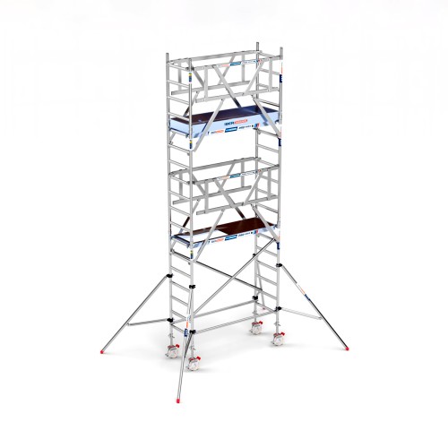 Torre Andamio PRO DOBLE SAFE 75x190 - 6,20 m Altura de trabajo