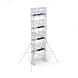 Torre Andamio PRO DOBLE SAFE 75x250 - 10,20 m Altura de trabajo