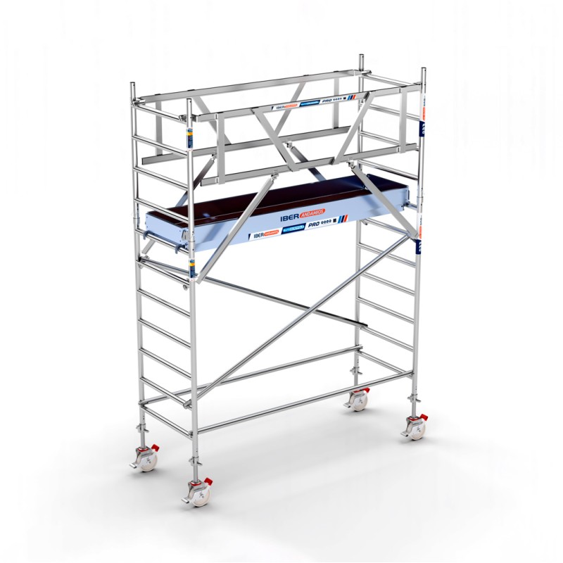 Torre Andamio PRO DOBLE SAFE 90x250 - 4,20 m Altura de trabajo