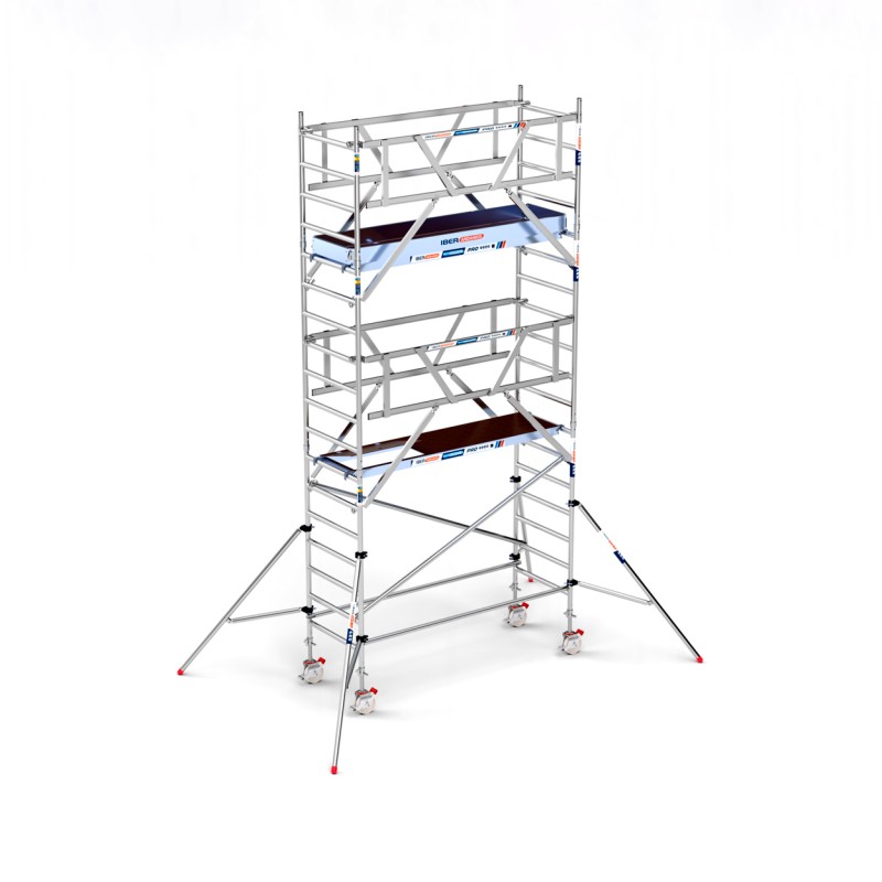 Torre Andamio PRO DOBLE SAFE 90x250 - 6,20 m Altura de trabajo