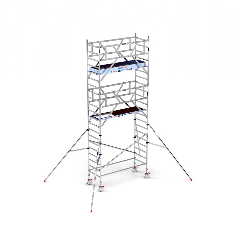 Torre Andamio PRO DOBLE SAFE 90x250 - 7,20 m Altura de trabajo