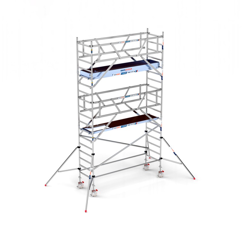 Torre Andamio PRO DOBLE SAFE 90x305 - 6,20 m Altura de trabajo
