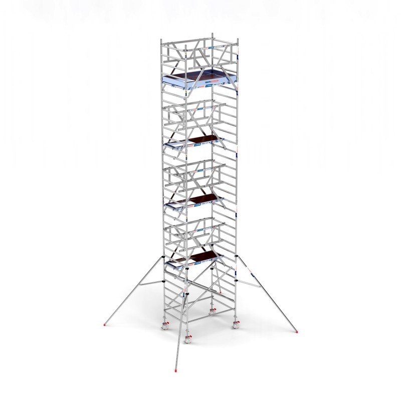 Torre Andamio PRO DOBLE SAFE 135x190 - 10,20 m Altura de trabajo