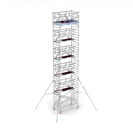 Torre Andamio PRO DOBLE SAFE 135x250 - 12,20 m Altura de trabajo