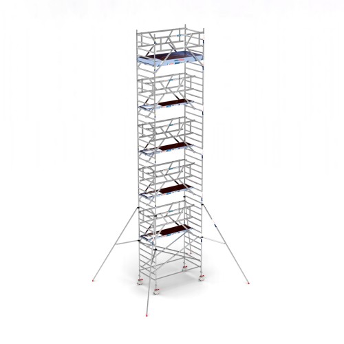 Torre Andamio PRO DOBLE SAFE 135x250 - 12,20 m Altura de trabajo