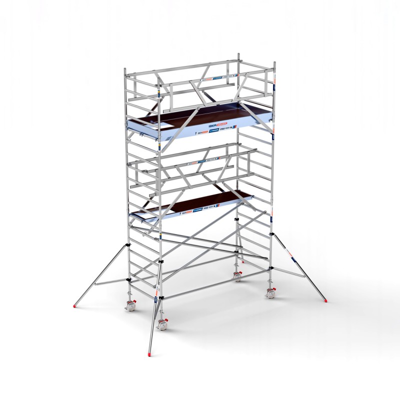 Torre Andamio PRO DOBLE SAFE 135x305 - 6,20 m Altura de trabajo