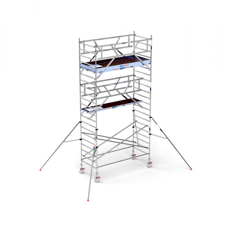Torre Andamio PRO DOBLE SAFE 135x305 - 7,20 m Altura de trabajo