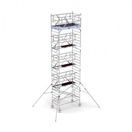 Torre Andamio PRO DOBLE SAFE 135x250 - 10,20 m Altura de trabajo