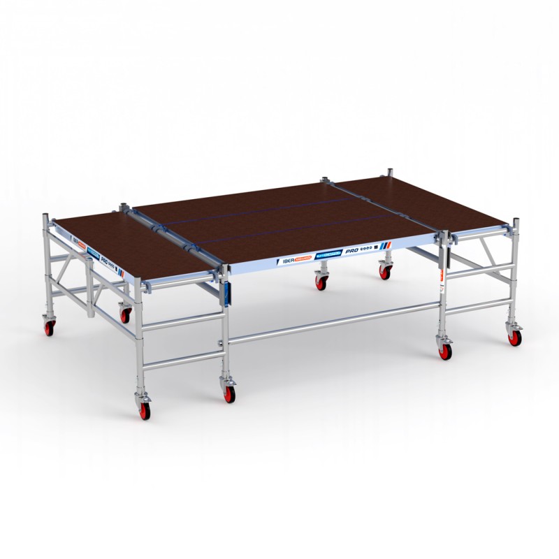 Andaime multiplataforma READY de 190x340 altura de trabalho 3 metros.