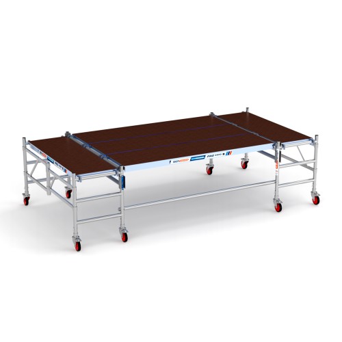 Andaime  multiplataforma READY de 190x400 altura de trabalho 3 metros.