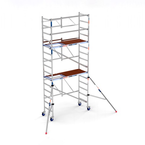 Andamio plegable XTREM 75x190 5,70 m Altura de trabajo con estabilizadores