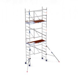 Andamio plegable XTREM 75x190 6,50 m Altura de trabajo con estabilizadores