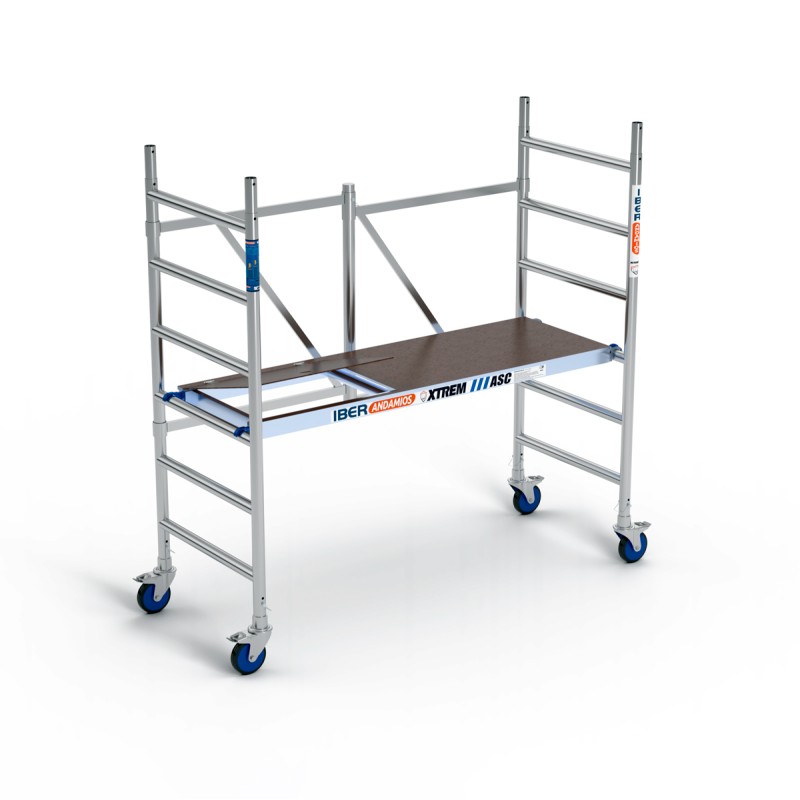 Andamio plegable XTREM 75x190x3 metros altura de trabajo plataforma con trampilla