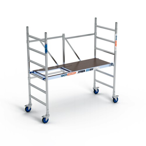Andamio plegable XTREM 75x190x3 metros altura de trabajo plataforma con trampilla