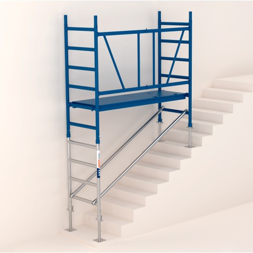 Kit L Salvaescaleras para andamios 75x190 altura 80-120 cms