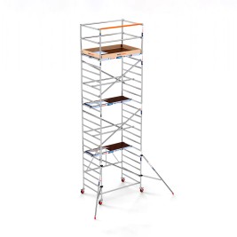 Andaime misto 135 - 7,50 m Altura de trabalho