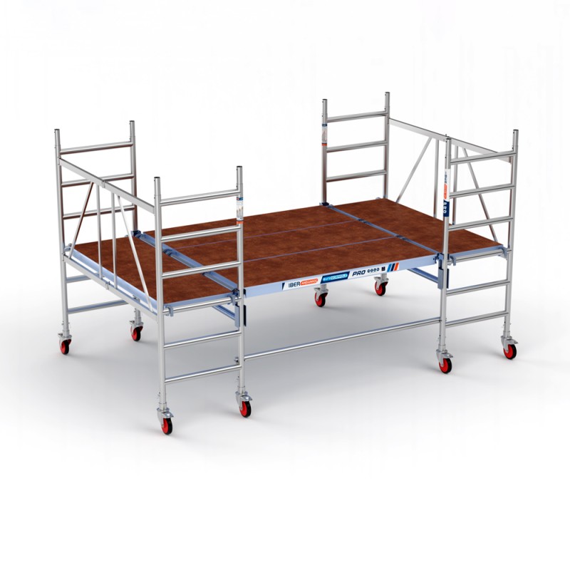 Andaime dobrável Multiplataforma 190x340 - 3,00 m altura de trabalho