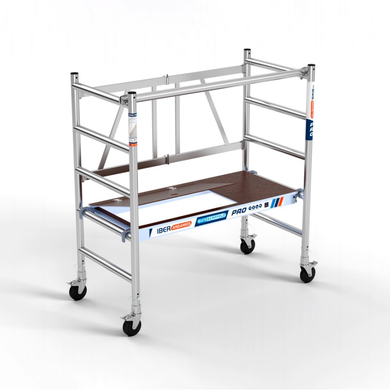 Andaime dobrável EASY COMPACT MÓDULO 1 - 75x150 - 3,00 m Altura de trabalho