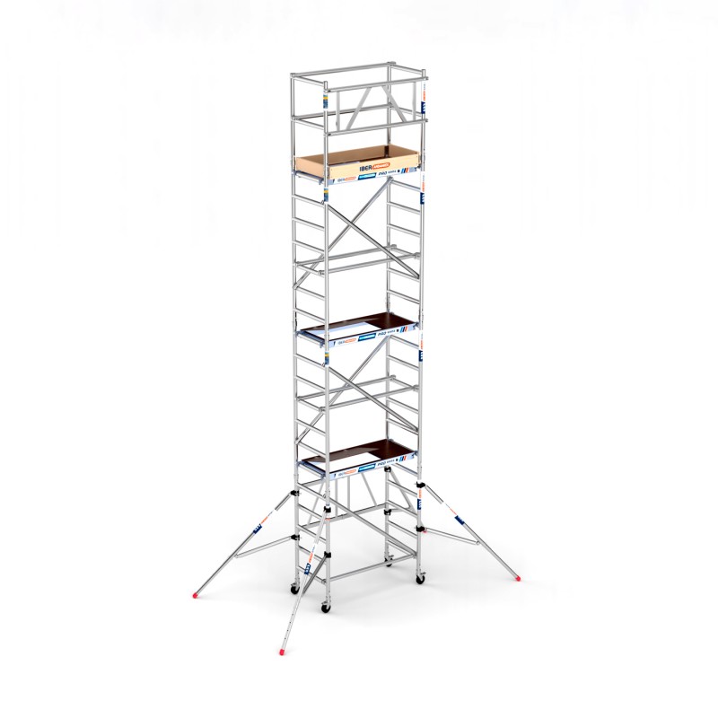 Andaime dobrável EASY COMPACT MODULE 1+2+3+3 - 75x150 - 7,50 m Altura de trabalho