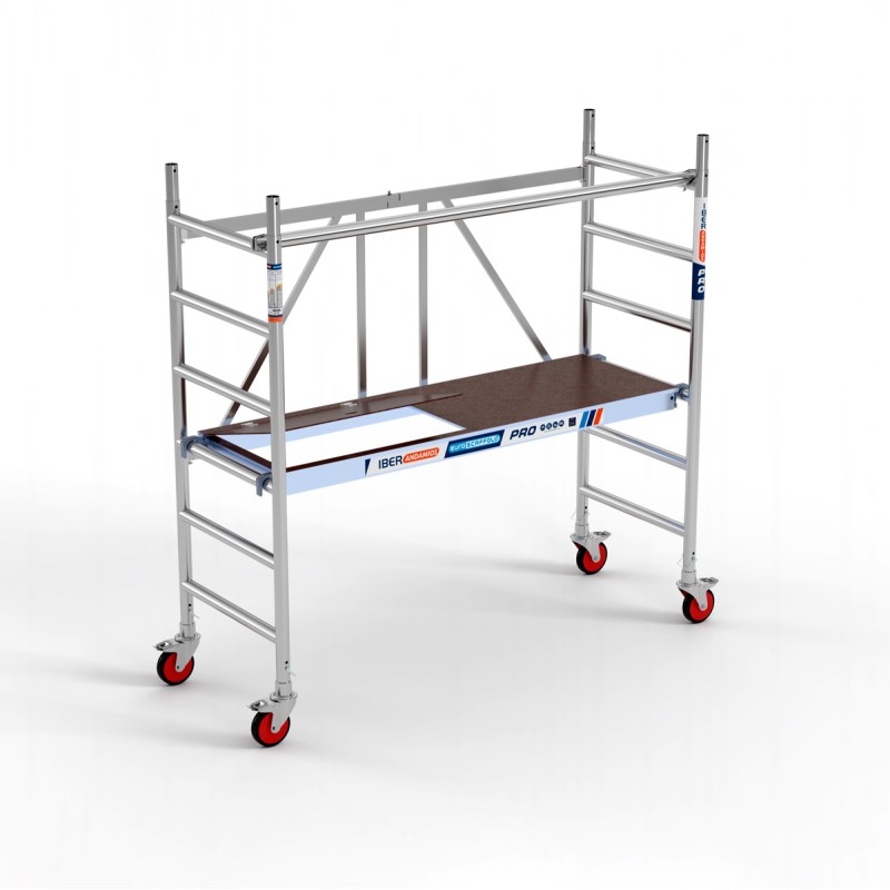 Andamio plegable 75x190  3 m AT Plat. C/T y Barandilla seguridad