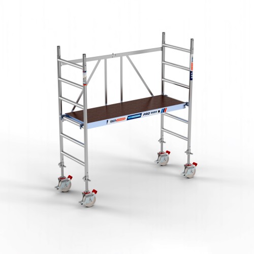 Andaime dobrável com rodas de NYLON 75x190 3,15 metros. S/T com fuso 500 kg