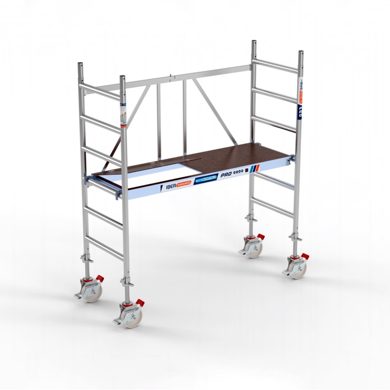 Andaime dobrável com rodas de NYLON 75x190 3,15 metros. C/T com fuso 500 kg