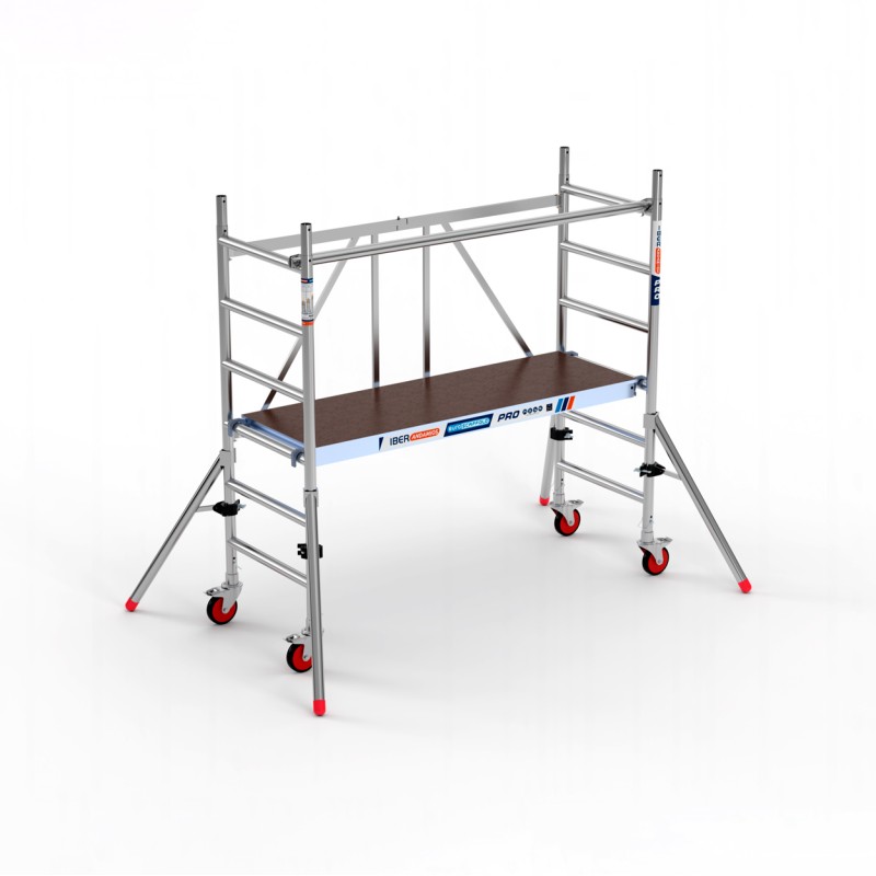 Andamio plegable 75x190 de 3 mts S/T con estabilizadores MINI STAB