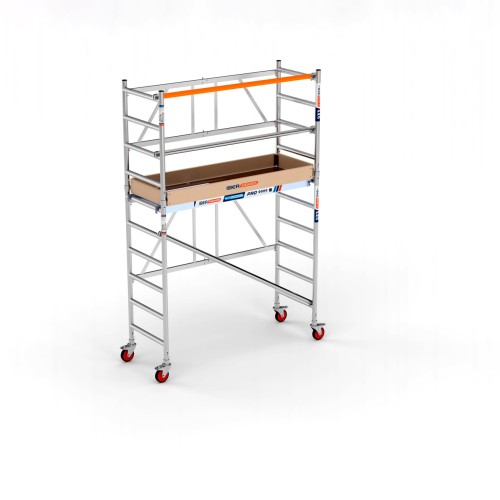 Andamio plegable 75x190 3,85 Altura de trabajo con rodapié.