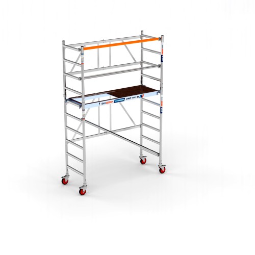 Andamio plegable 75x190  3,85 m Altura de trabajo con barras extras de seguridad