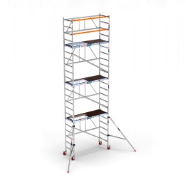 Andaime dobrável PRO 75x190 - 7,50 m de altura de trabalho