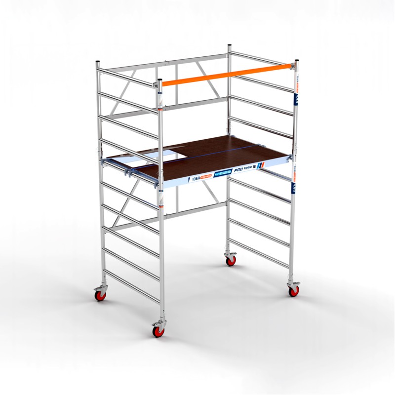 Andamio plegable 135x190 3,85 m Altura de trabajo Plataforma C/T y S/T