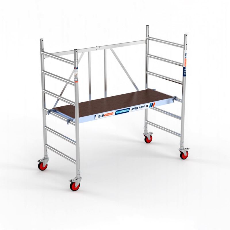 Andamio plegable 90x190 3,00 m Altura de trabajo Plataforma S/T