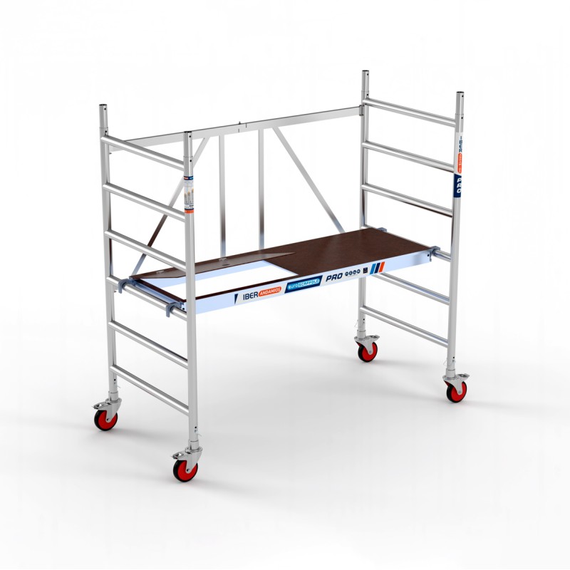 Andamio plegable 90x190 3,00 m Altura de trabajo Plataforma C/T