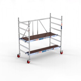 Andaime dobrável 90x190 Plat. 190 S/T + Plat. 30 cm - 3,00 Altura trabalho