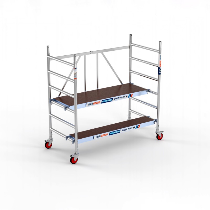 Andaime dobrável 90x190 Plat. 190 S/T + Plat. 30 cm - 3,00 Altura trabalho