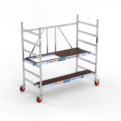 Andamio plegable 90x190 3 m Altura trabajo Plataforma C/T+plataforma 30 cm