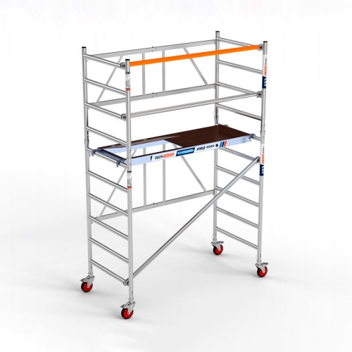 Andamio plegable 90x190 3,85 m Altura de trabajo Plataforma C/T