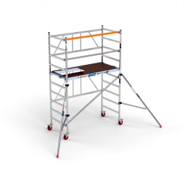 Andaime dobrável 90x190 plataforma 190 C/E + plat. 30 cm - 3,85-A m de altura de trabalho
