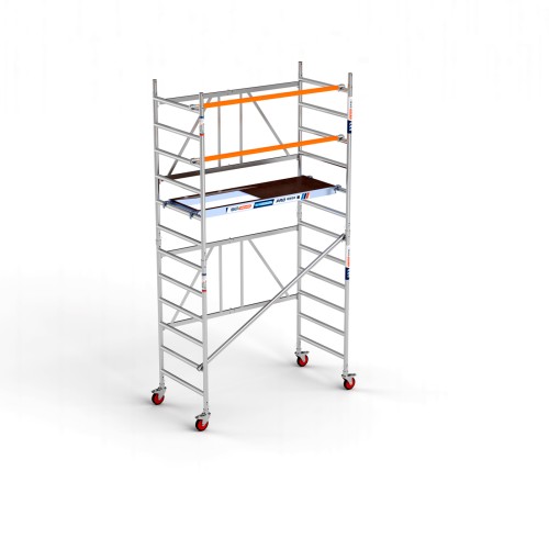 Andamio plegable 90x190 4,70 m Altura de trabajo Plataforma C/T