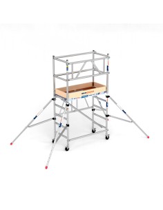Andamio plegable EASY COMPACT MÓDULO 1+2 - 75x150 - 3,50 m Altura de trabajo