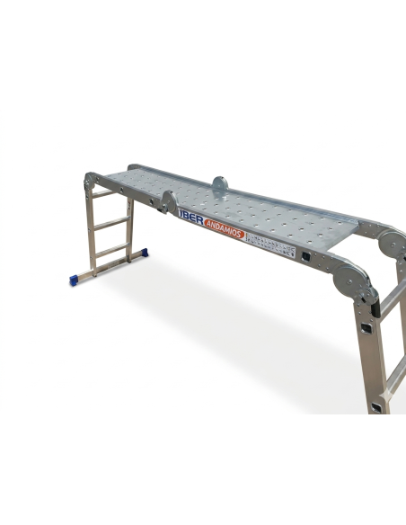Escalera Plataforma Multifuncional 4X3 de Aluminio | Iberandamios