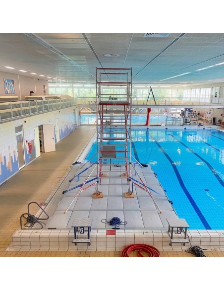 Pontones para andamios en piscinas