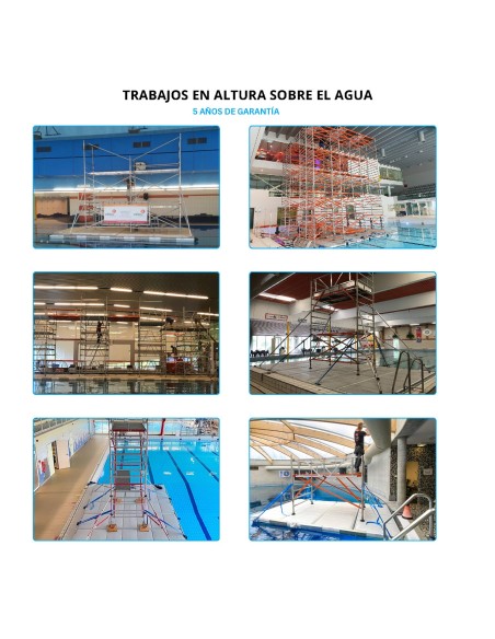 Pontones para Mantenimiento y Plataformas Flotantes | IBERANDAMIOS