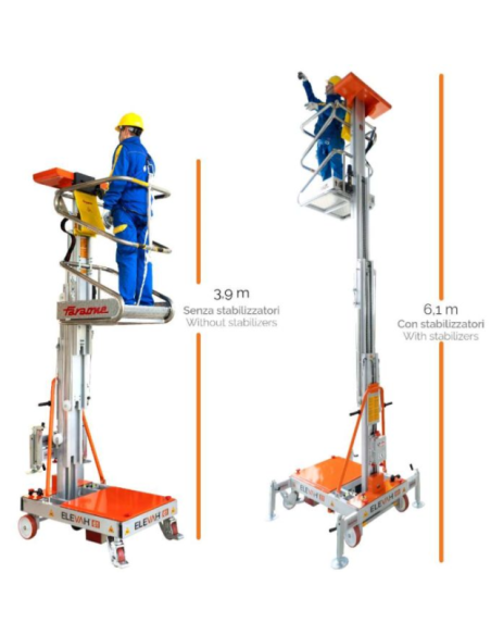 Elevador Unipersonal ELEVAH 61 - 6.1 m altura de trabajo